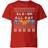 DC Comics Kid's Wonder Woman 'Sleigh All Day Christmas T-shirt - Red