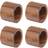 Design Imports Wood Band Set of 4 Napkin Ring