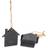 Nicola Spring Decorations Hanging Black Slate Xmas House Design x6 Christmas Tree Ornament