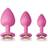 NS Novelties Glams Pink Spades Anal Trainer Kit