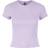 Pieces Milla Ss Short Tee - Lavendula