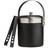 Premier Housewares with Tongs Black Ice Bucket