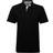 ASQUITH & FOX Mens Cotton Short Sleeve Polo Shirt (Black/Charcoal)