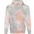 Awdis Unisex Adult Tie Dye Hoodie (Grey/Pink Marble)