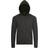 SOLS Mens Stone Zip Up Plain Hoodie (Black)