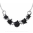 Alchemy Gothic Rose Briar Choker Necklace - Silver/Black