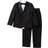 Nautica Little Boy's Suit Set 3-piece - Black Tuxedo