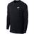 Nike Sportswear Club Men's Long Sleeve T-shirt - Black/White