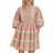 Maje Rayanik Floral Print Lace Trim Dress - Pink Daisy