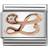 Nomination Composable Classic Link Letter L - Silver/Rose Gold/Transparent