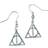 Harry Potter Deathly Hallows Earrings - Silver