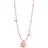 Guess Chain Logo Necklace - Rose Gold