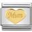 Nomination Composable Classic Link Mum Heart Charm - Silver/Gold