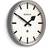 Newgate Number Three Railway Wall Grey Wall Clock