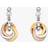 Hot Diamonds willow Rose and Plated Earrings