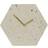 Premier Housewares Mimo Hexagon Pink/Grey Terrazzo Wall Clock