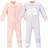 Hudson Baby Fleece Sleep and Play 2-Pack - Cloud