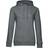 B&C Collection Queen Hoody - Heather Mid Grey