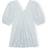 Ganni Broderie Anglaise Organic Cotton Minidress in Illusion Illusion