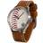 Tokens and Icons Cleveland Indians Game-Used Baseball Watch