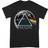 Pink Floyd Unisex Adult Dark Side Of The Moon Distressed T-Shirt (Black/Blue/White)