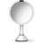 Simplehuman ST3054 20cm Sensor Mirror with Touch-Control Brightness, Light Up Makeup Magnifying Mirror, 5X Magnification, LED Tru-Lux Light, Dual Light Setting, Rechargeable, White Stainless Steel