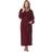 Arus Women's Cotton Hooded Full Length Turkish Bathrobe