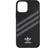 Adidas 43714 Case Designed for iPhone 12 Case, iPhone 12 Pro Case, 6.1 Inch, Drop-Tested Cases, Shockproof Raised Edges, Original PU Protective Case, Black/Sparkle