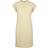 Build Your Brand Turtle Extended Shoulder Dress - Soft Yellow