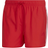 adidas Classic 3-Stripes Swim Shorts - Vivid Red/White