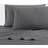Nautica Solid Bed Sheet Grey (243.84x167.64cm)