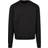 Build Your Brand Unisex Adults Premium Oversize Crew Neck Sweatshirt (Black)