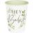 Ginger Ray Botanical Baby Shower Paper Party Cups 8 Pack, White, 8 Count (Pack of 1)