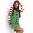 Brave Soul Womens/Ladies Christmas Elf Jumper Dress (Green)