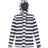 Regatta Womens/Ladies Bayarma Striped Lightweight Waterproof Jacket (Navy/White)