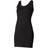 Skinni Fit Ladies/Womens Extra Long Stretch Tank Top Vest (Black)