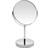 Koopman Double Sided Makeup Mirror Magnified x 2 Swivel Mirror On Stand Chrome