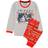 Friends Girls Christmas Pyjama Set (13-14 Years) (Grey/Red)