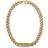 Guess Curb 4dc Frame Necklace - Gold