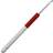 Efco Crochet Hooks Nickel Plated Aluminium, Metal, Red/Silver, 3.5mm