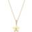 Saks Fifth Avenue Star Pendant - Gold/Diamond