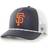 '47 San Francisco Giants Burden Trucker Snapback Hat Men - Black