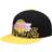 Mitchell & Ness Los Angeles Lakers Hardwood Classics Low Big Face Snapback Hat Men - Black/Gold