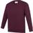 AWDis Kid's Academy Crew Neck Raglan School Sweatshirt 2-pack - Burgundy