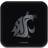 Fan Brander Washington State Cougars Fast Charging Glass Wireless Charge Pad