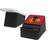 Strategic Printing Chicago Blackhawks Stripe Wireless Charging Station & Bluetooth Speaker