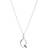 Rachel Jackson London Initial Pendant Necklace - Silver