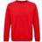 Sol's Space Round Neck Sweatshirt Unisex - Red