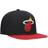 Mitchell & Ness Miami Heat Team Two-Tone 2.0 Snapback Hat Men - Black/Red