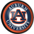 The Fan-Brand Auburn Tigers Round Slimline Lighted Wall Sign